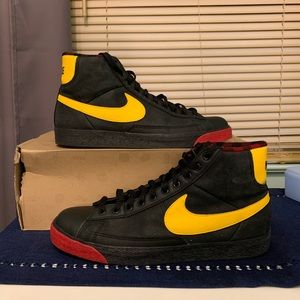 Nike Blazer Black Yellow Red Size 11.5 Men’s Shoe